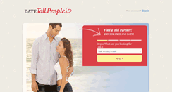 Desktop Screenshot of datetallpeople.com